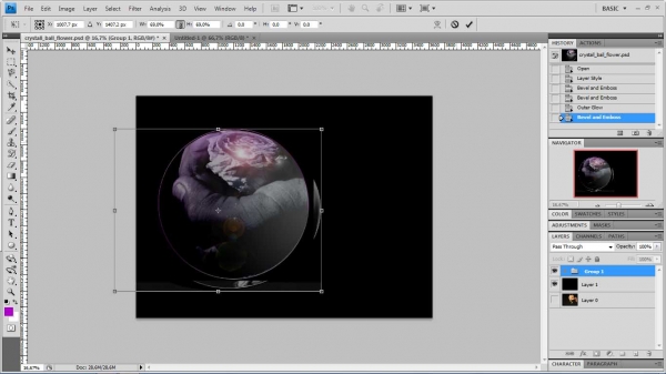 Creation of sphere of life: Step 18